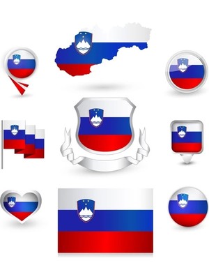 Slovenya Sticker Set