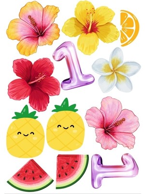Meyveler Sticker Set