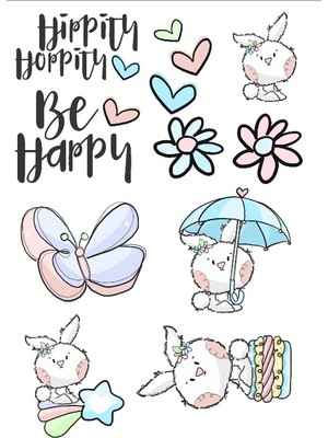 Kelebekk Sticker Set