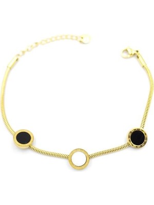 Roma Rakamlı Bileklik - Altın