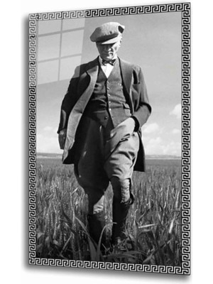 Shopping Haven Atatürk Cam Tablo 4 mm Dayanıklı Temperli Cam