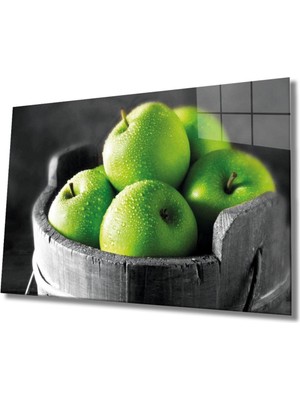Shopping Haven Meyveler Cam Tablo 4mm Dayanıklı Temperli Cam