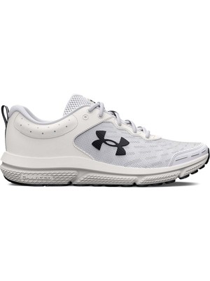 Under Armour Charged Assert 10 Beyaz Ayakkabı Erkek Nefes Alabilir Yapı ile Günlük Kullanıma Uygun
