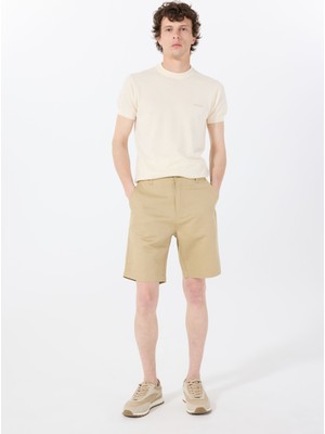 Guess Regular Fit Bej Erkek Şort M5GD47WFIC0G1FE Clement Twıll Shrt