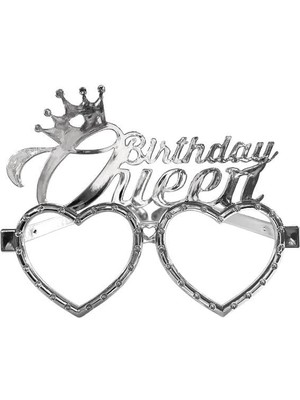 Birthday Queen Mika Gözlük - Doğum Günü Konsepti - Parti Malzemeleri