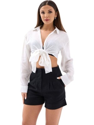 Gökyüzü Moda 7303 Şort-Siyah