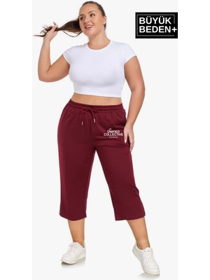 Süperlife Kadın Büyük Beden Unified Collective Baskılı Standart &regular Kalıp Şort SPR25BSRK088