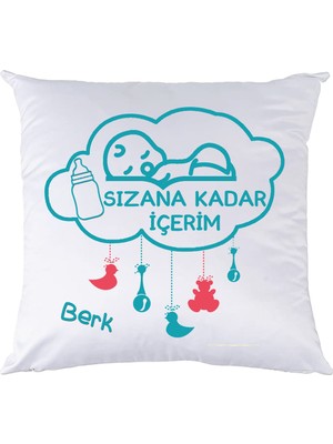 Biresimden Sızana Kadar İçerim Yenidoğan Erkek Bebek Hediyesi Yastık