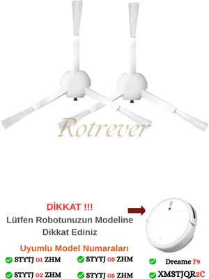 RotRever Xiaomi Mi Robot Vacuum Mop Pro 2+ 3D Global Versiyon Robot Uyumlu Set