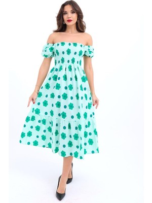 Gökyüzü Moda 5525 Elbise-Ferrara