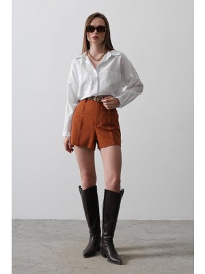 Gökyüzü Moda Gömlek - Beyaz