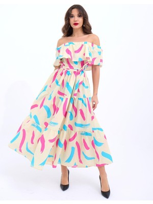 Gökyüzü Moda 6473 Elbise-Nashville