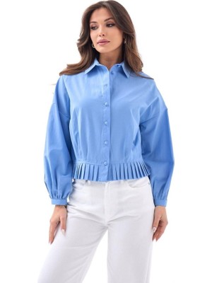 Gökyüzü Moda 6457 Gömlek-Koyu Mavi