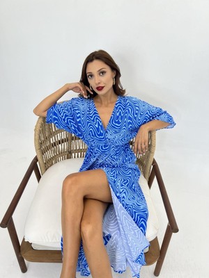 Gökyüzü Moda 7141 Elbise-Bari