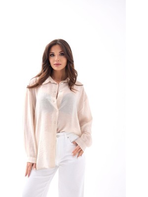 Gökyüzü Moda 7423 Gömlek-Bej