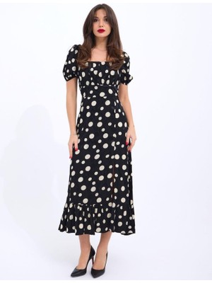 Gökyüzü Moda 7017 Elbise-Roma
