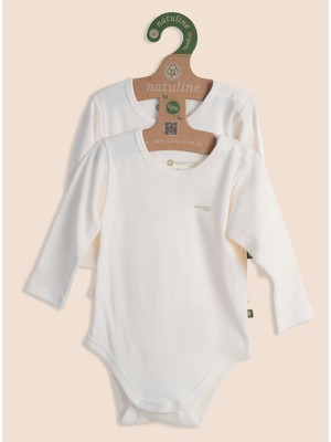 Bebek Body Organik Pamuk Uzun Kol Basic Nature Zıbın 2'li Paket