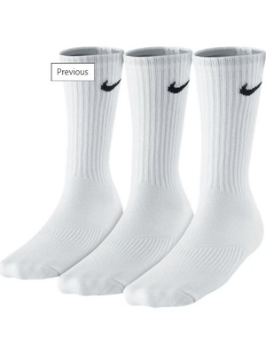 Dri-Fit Performance 3 Lü Spor Çorap Beyaz