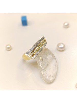 Sıralı Su Yolu Yüzük 14 Ayar Altın Hd Videolu