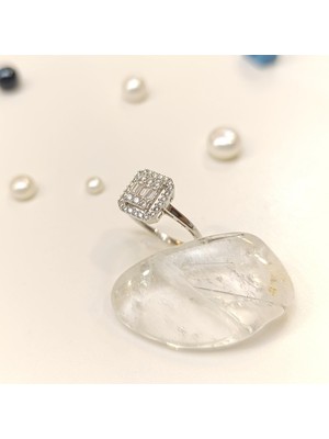 Baget Taşlı Yüzük 14 Ayar Altın Hd Videolu