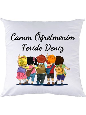 Biresimden Canım Öğretmenim İsimli Hediyelik Yastık