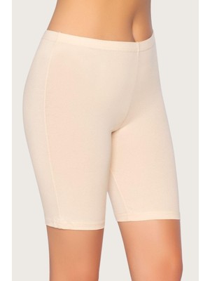 Penye Şort Tayt Kısa Günlük Kullanım ve Etek Altı Ten