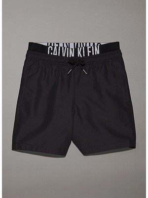 Calvin Klein Siyah Erkek Çocuk Şort Mayo KV0KV00054BEH