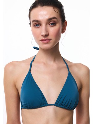 Penti Petrol Rengi Üçgen Bikini Üstü