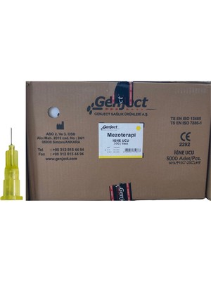 Genject - Mezoterapi 30G 6mm Iğne Ucu - 5000 Adet