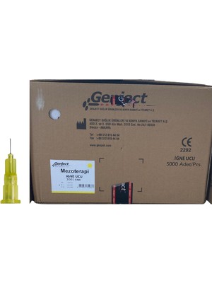 Genject - Mezoterapi 30G 4mm Iğne Ucu - 5000 Adet