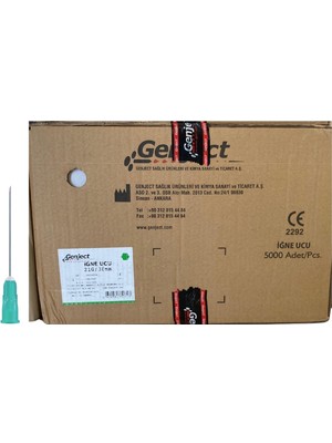 Genject - Enjektör Iğne Ucu Yeşil 21G - 5000 Adet
