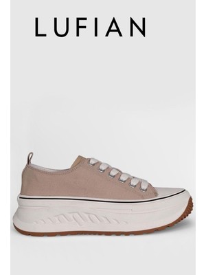 121230006 Shay Sneaker Unisex Deri Spor Ayakkabı Bej