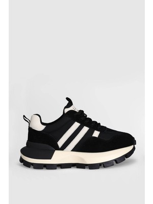 121230011 Tatum Unisex Sneaker Ayakkabı Siyah Lufian