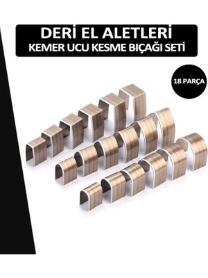 Kemer Ucu Kesme Bıçağı Seti 18 Parça