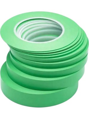 Fine Line Dekoratif Maskeleme Bandı  Yeşil  Renk  Vinil  20MMX55MT