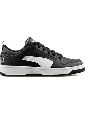 Puma Rebound Layup Low Sl Jr Çocuk Siyah Sneaker 37049002