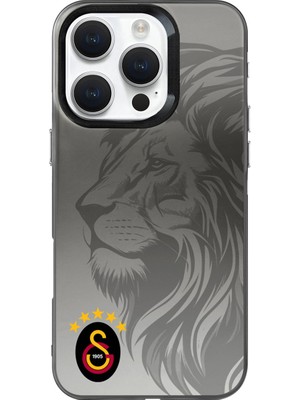 Galatasaray Apple iPhone 16 Pro Max Uyumlu 5 Yıldız Aslan Premium Lisanslı Telefon Kılıfı