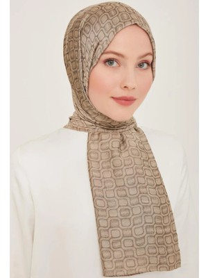 Armine Trend Dama Şal 2  -  1132 Koyu Vizon