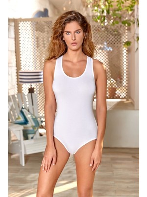 Kadın Atlet Geniş Askılı Çıtçıtlı (Kancalı) Bady-Brk