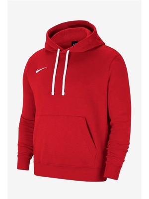 Nike M Flc PARK20 Po Hoodie Erkek Sweatshirt CW6894-657-KIRMIZI