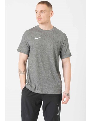 Nike M Nk Df PARK20  Penye Kumaş Erkek Tişört CW6952-071-GRI