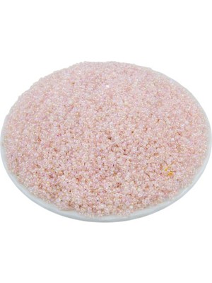 Serhat Aksesuar ve El İşçiliği Janjan Toz Pembe (11/0) 2 mm Kum Boncuğu 100 gr