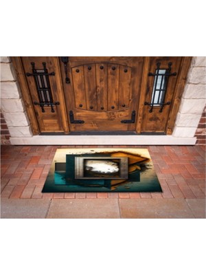 3D Baskı Özel Tasarım   Geometrik Dış Mekan Paspas 40