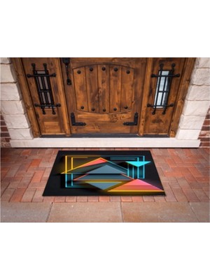 3D Baskı Özel Tasarım   Geometrik Dış Mekan Paspas 99