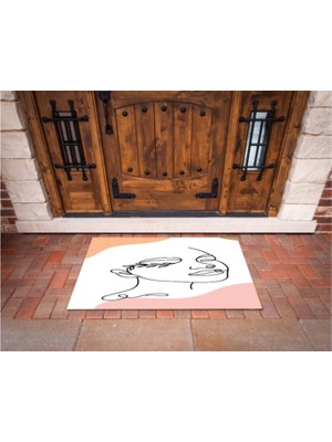 3D Baskı Özel Tasarım   Geometrik Dış Mekan Paspas 164