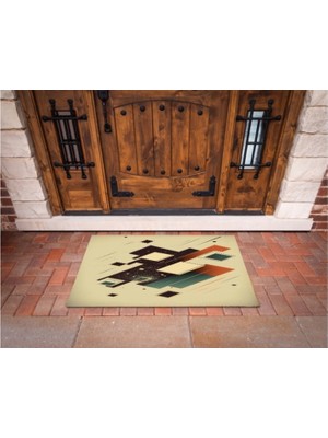 3D Baskı Özel Tasarım   Geometrik Dış Mekan Paspas 144