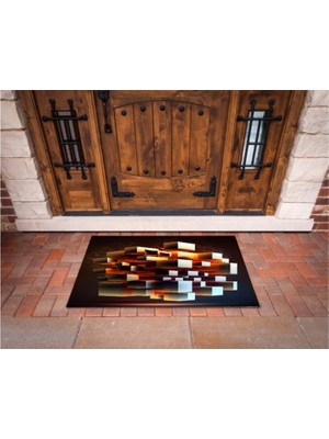 3D Baskı Özel Tasarım   Geometrik Dış Mekan Paspas 155