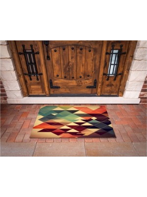 3D Baskı Özel Tasarım   Geometrik Dış Mekan Paspas 159