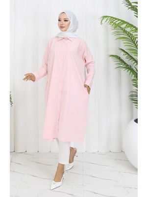 Reglan Kol Tunik 4066-06 Somon