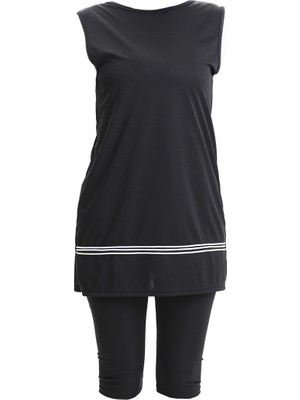 Sefa Merve Kolsuz Havuz Mayo 2502-01 Siyah